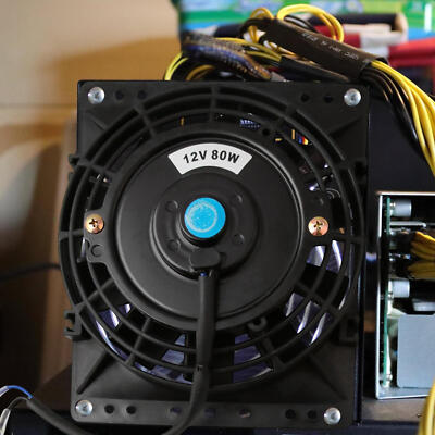 Electric Radiator Cooling Fan Assembly Kit High Performance 12V 80W CFM Kit