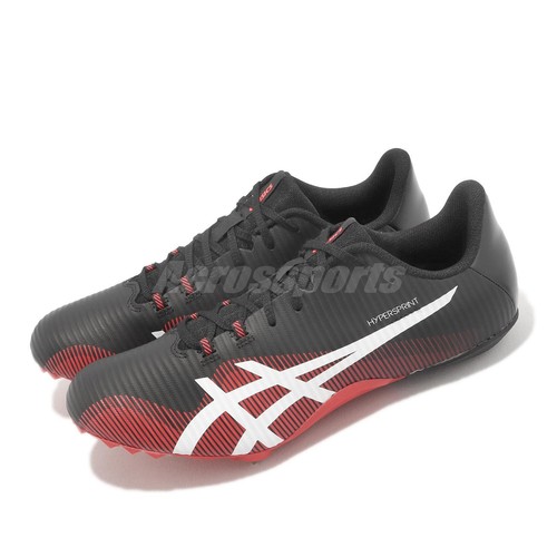 

Мужские беговые кроссовки Asics Hypersprint 8 Black Red Spike 1093A197-002, Черный, Hypersprint 8