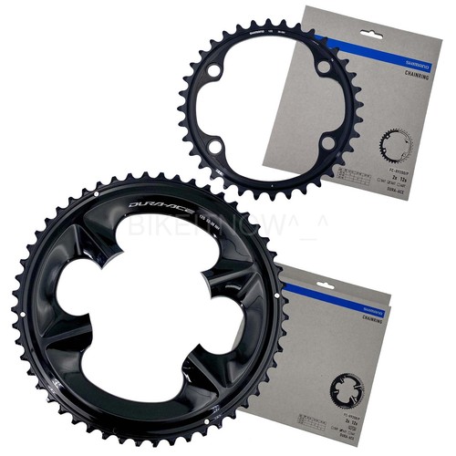 2x12S Shimano DURA-ACE Road Chainring 52/36T Black for FC