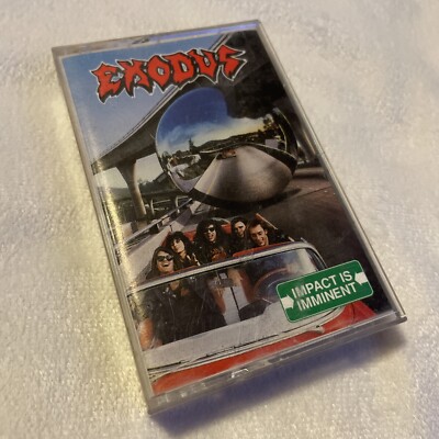 EXCELLENT Exodus - Impact Is Imminent CASSETTE TAPE 1st US Issue TESTED