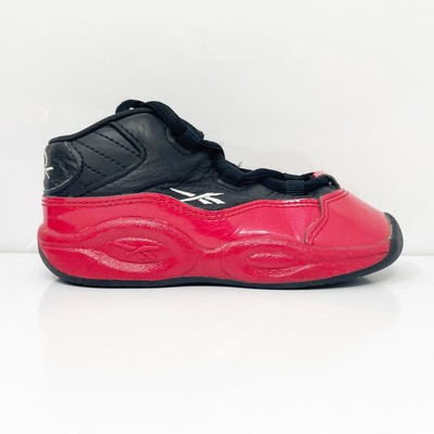 Красные баскетбольные кроссовки Reebok Boys Question Mid GV7184, размер 8