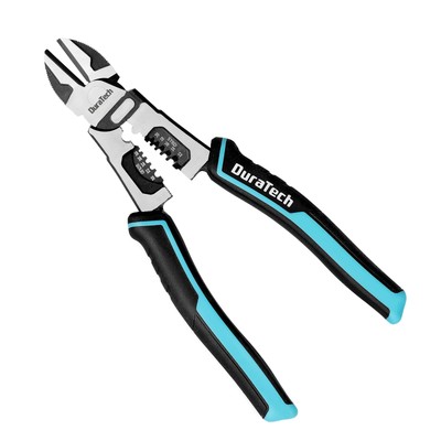 4-in-1 Diagonal Cutting Pliers, 8'' Multifunction Heavy Duty Side-Cutting Plie...