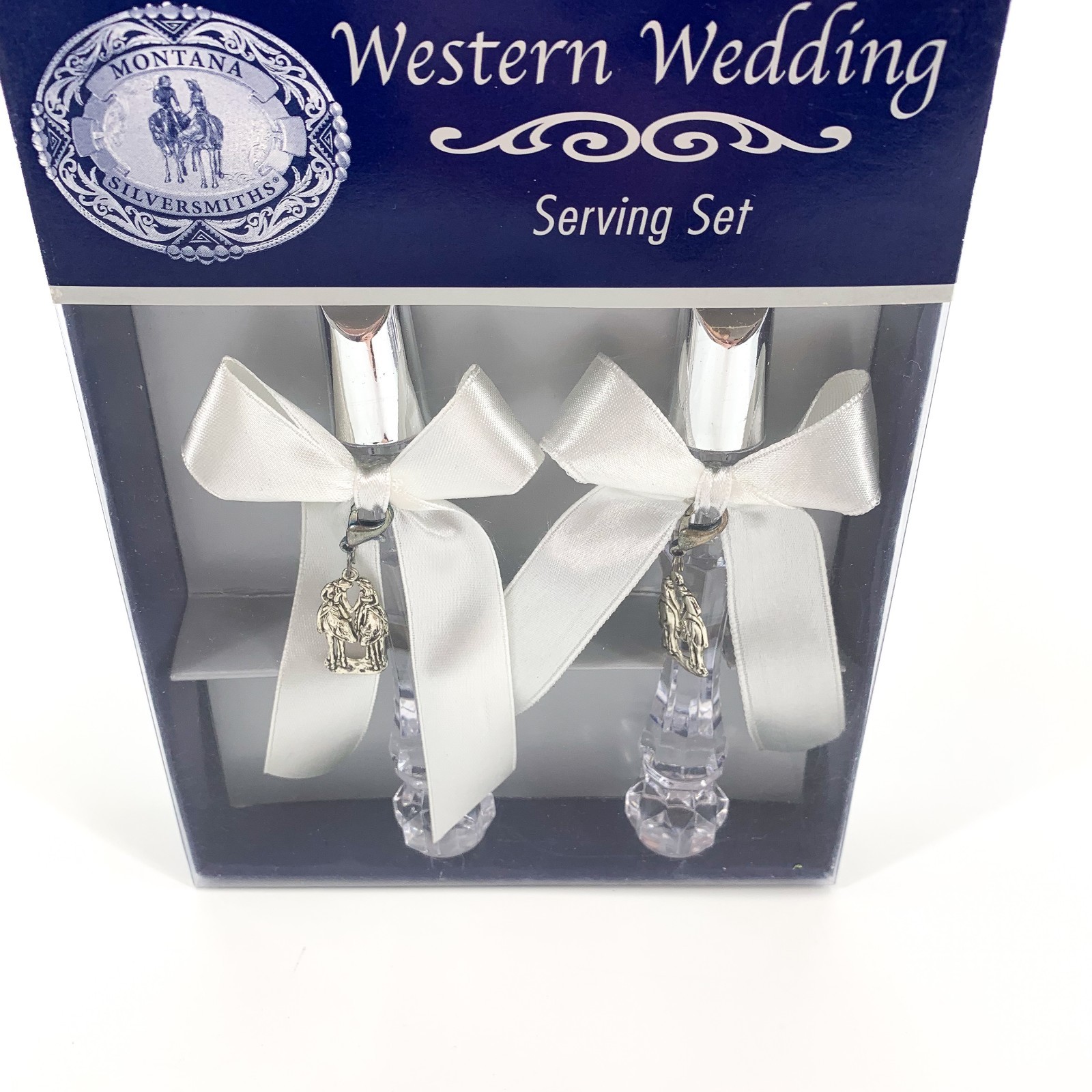 Montana Silversmith Western Wedding Silver Serving Set 70901 NWT