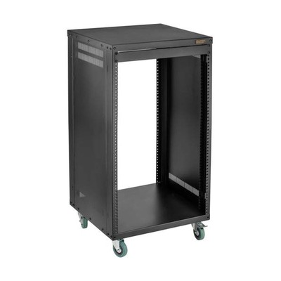 Auray ERS- 16U Steel Equipment Rack with 3'' Casters (16 RU)