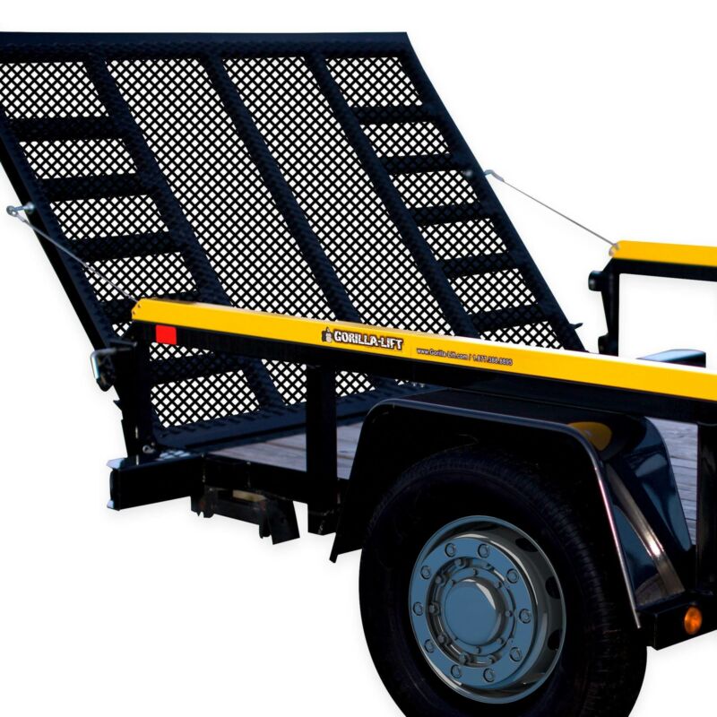 Gorilla Lift 2 Sided Tailgate Utility Trailer Gate & Ramp Lift Assist System