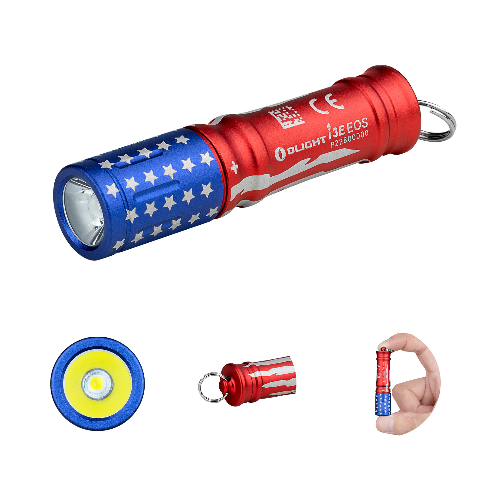 Olight i3E EOS 90 Lumens Keychain Flashlight EDC Flashlight (Stars