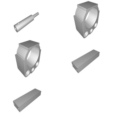Supporto Mandrino per Onefinity CNC 80mm Morsetto Fresa Router Stampato 3D