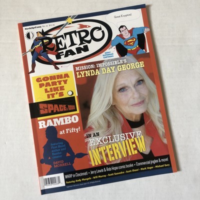 Retro Fan Mag #25 March 2023-Lynda Day George-Superman-Monkees-Andy Gibb-Rambo