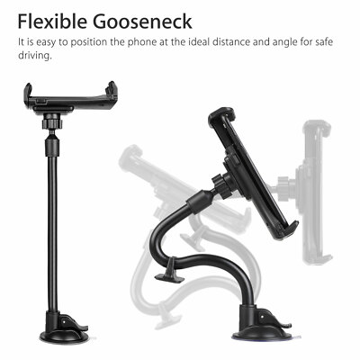 360° Car Windshield Dashboard suction Mount Holder Stand For Phone Tablet PC GPS