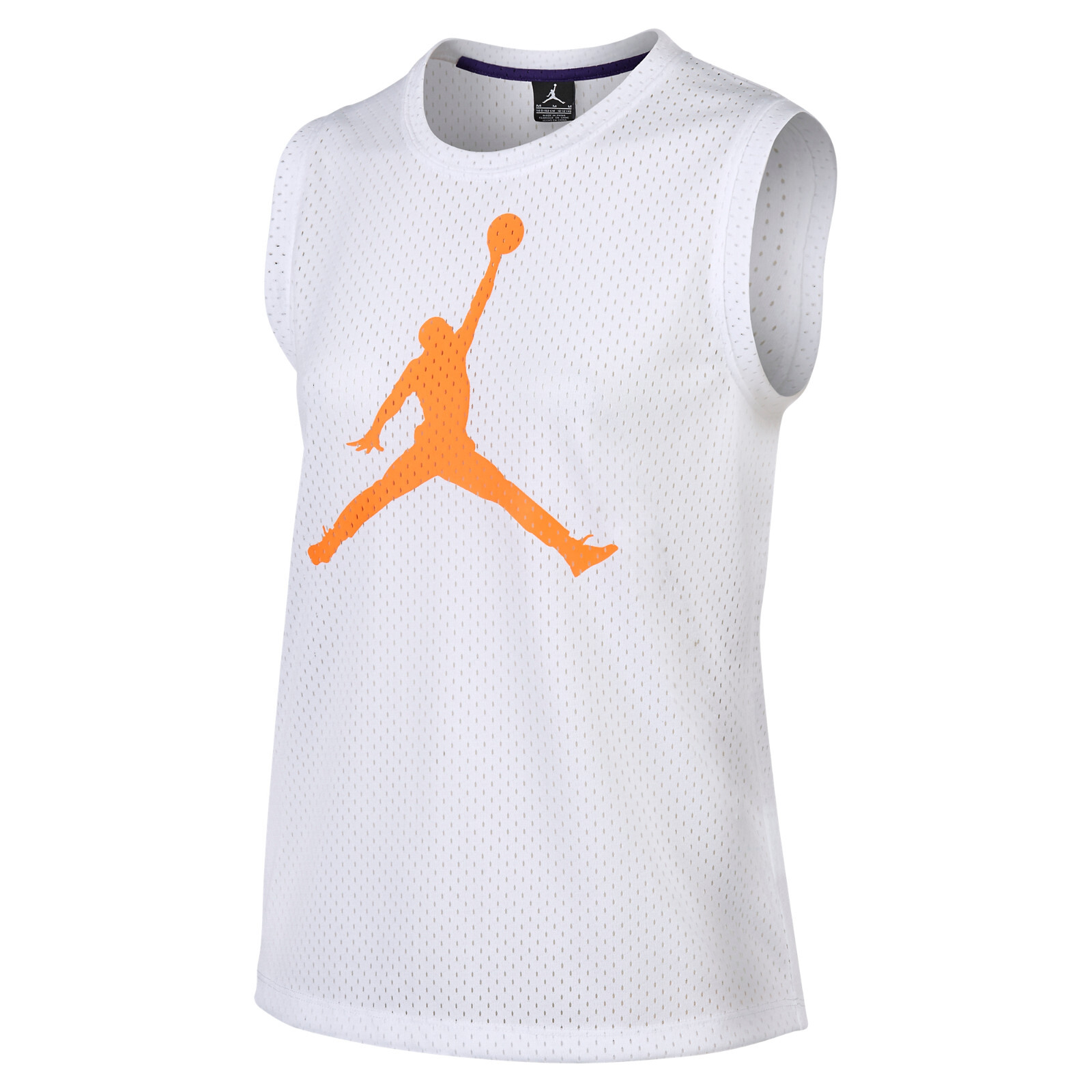 NWT Nike Jordan Jumpman BOYS Youth Mesh Tank Top Muscle Tee White