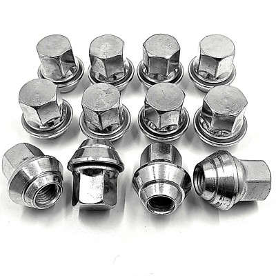 12 X ALLOY WHEEL NUTS FORD FOCUS  MK1 MK2 MK3 ST RS M12 X 1.5 19MM HEX BOLT LUG