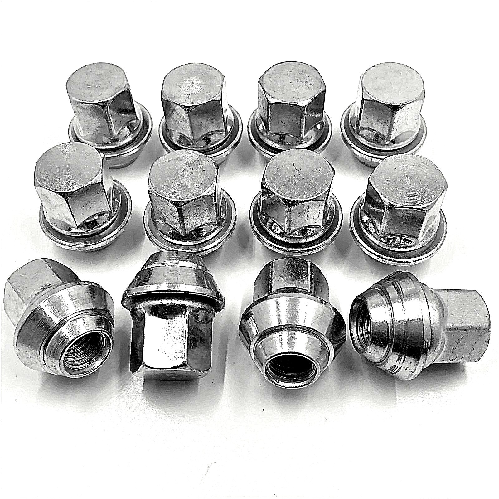 3 16 x ALLOY WHEEL NUTS BLACK FORD FOCUS MK1 1998-05 ST170 M12 X 1.5 19MM BOLTS