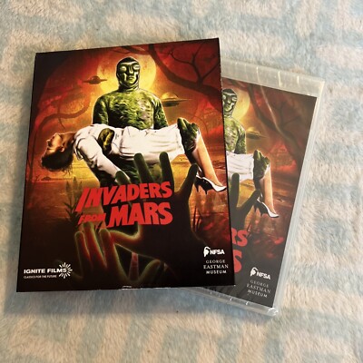 Invaders From Mars Limited Edition (Blu-ray+Slipcover) Factory Sealed** NEW  