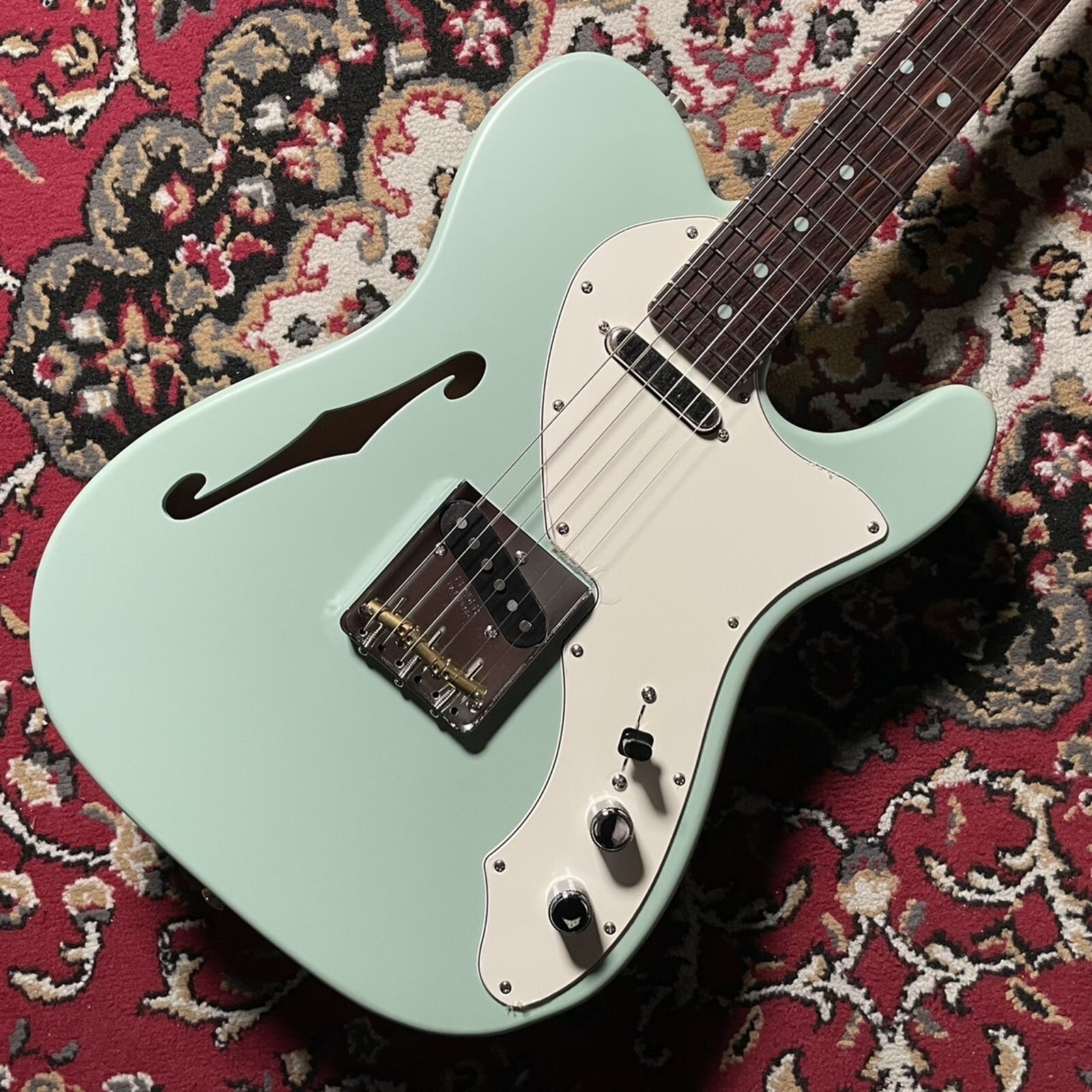 ギター Fender telecaster thinline Kusumi green 新製品】Fender LTD Kusumi Color Telecaster Thinline Kusumi