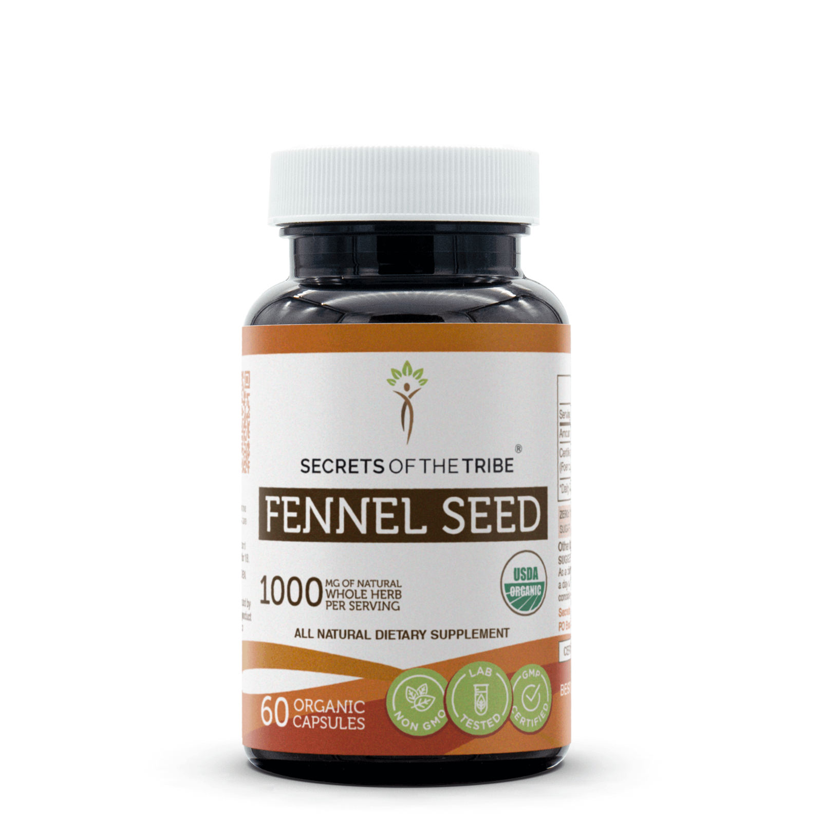 Secrets Of The Tribe Fennel Seed Capsules, 500 mg 