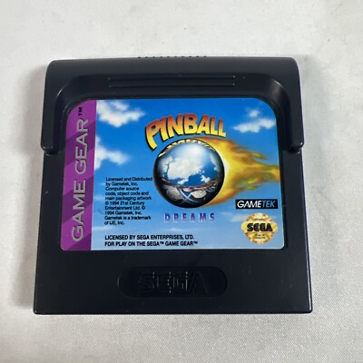 (Read) Pinball Dreams (SEGA Game Gear) Authentic Cart Only *Untested*