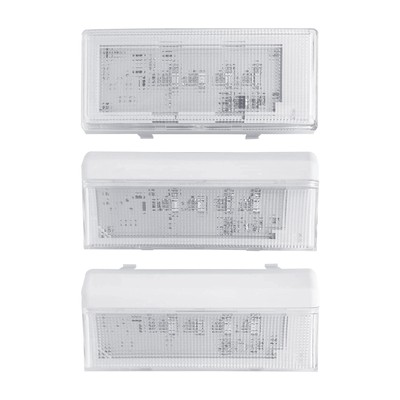 New Upgraded 2pcs W10515057 & 1pc W10515058 LED Light Set with Conical Lens a...