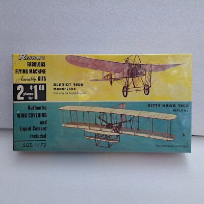 NEW RENWAL FABULOUS FLYING MACHINES BLERIOT WRIGHT FLYER 1:72 Sealed 256:100