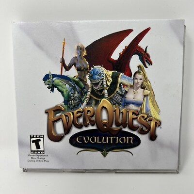 EverQuest: Evolution Edition (PC, 2003) 3 Disc Box Set MMORPG