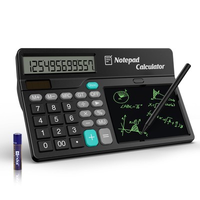 Calculator with Notepad 12 Digits Large Display Touch Comfortable Calculator ...