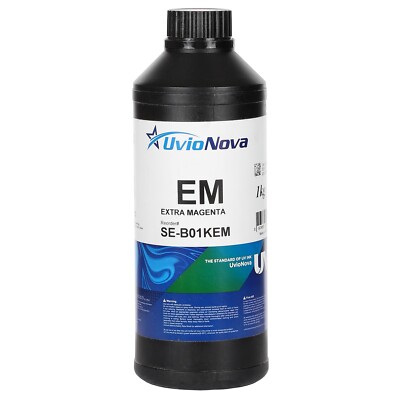 InkTec UV DTF Magenta Ink for Epson Printheads, 1 liter bottle