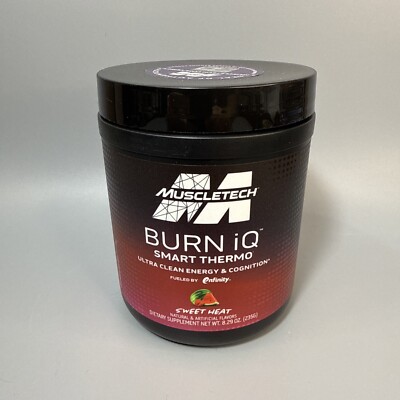 Muscletech Burn iQ, Smart Thermo, Sweet Heat, 8.29 oz Exp 1/25