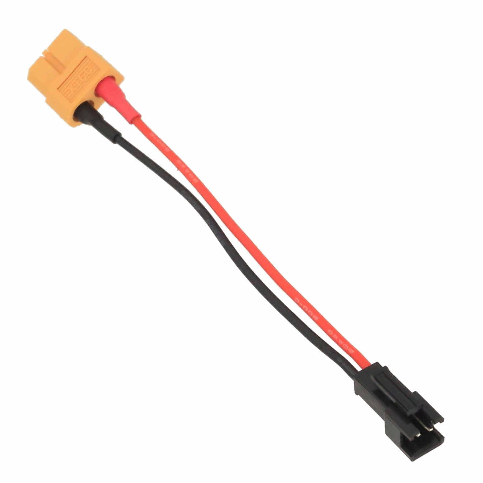 XT60 Female to SM 2P Male Adapter 20awg 10cm Wire for RC Model