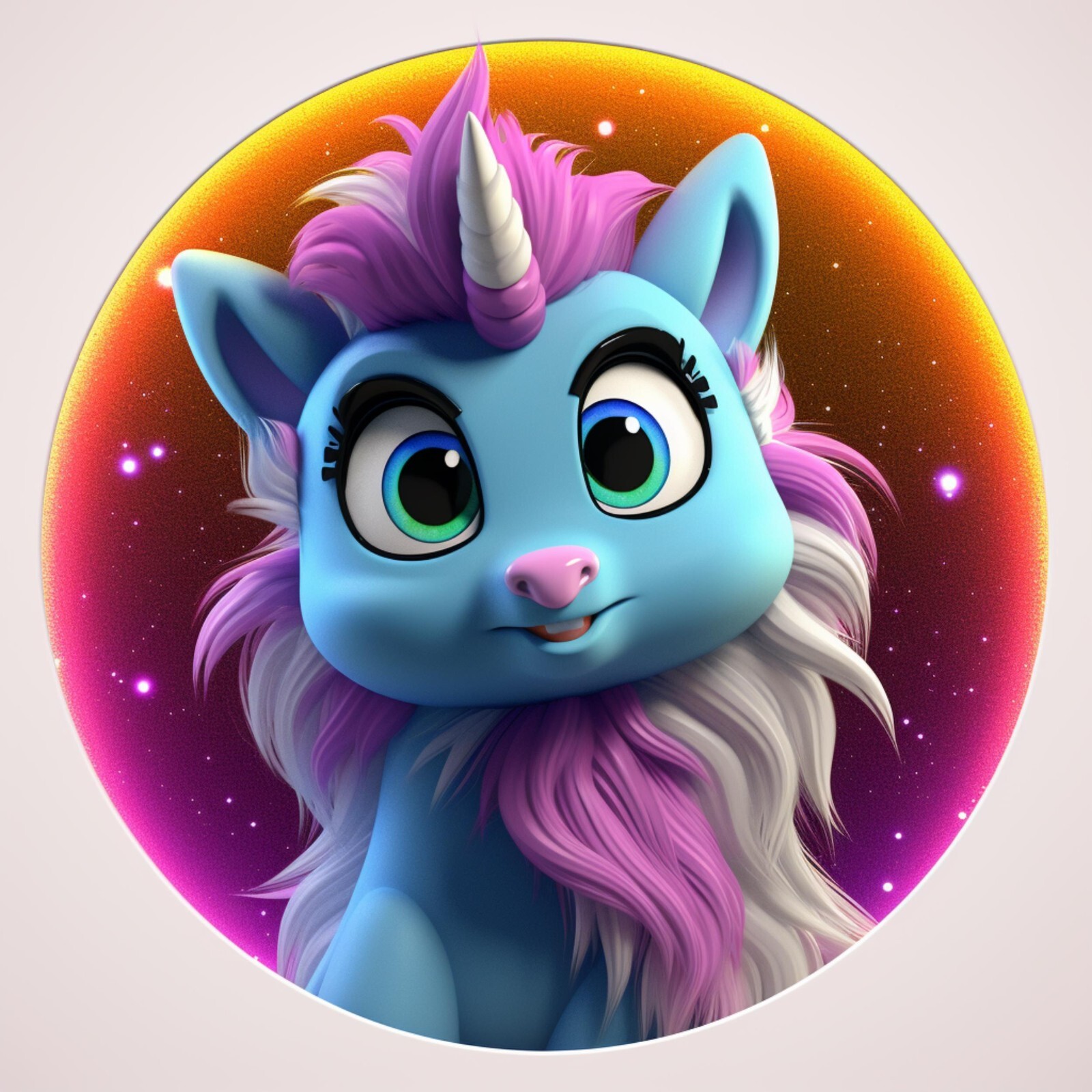 Unicorn Sticker Decal Car Truck Window Bumper Vinyl Decal Cartoon Cute Kid Craft