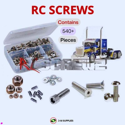 RCScrewZ Stainless Screw Kit tam174 for Tamiya Grand Hauler 1/14 (#56344) | UPG