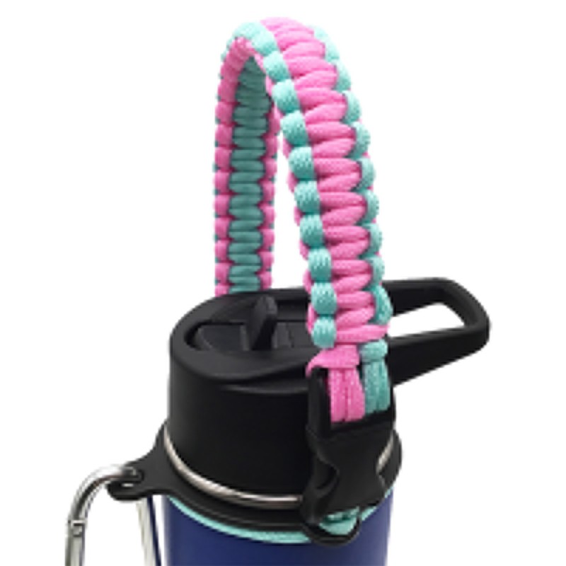 Hydro Paracord Wide - Flask Water 64oz Bottles for Handle 12oz Mouth