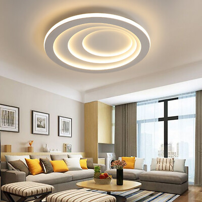 Modern LED Round Ceiling Light Flush Mount Ceiling Lamp Bedroom Lighting Fixture