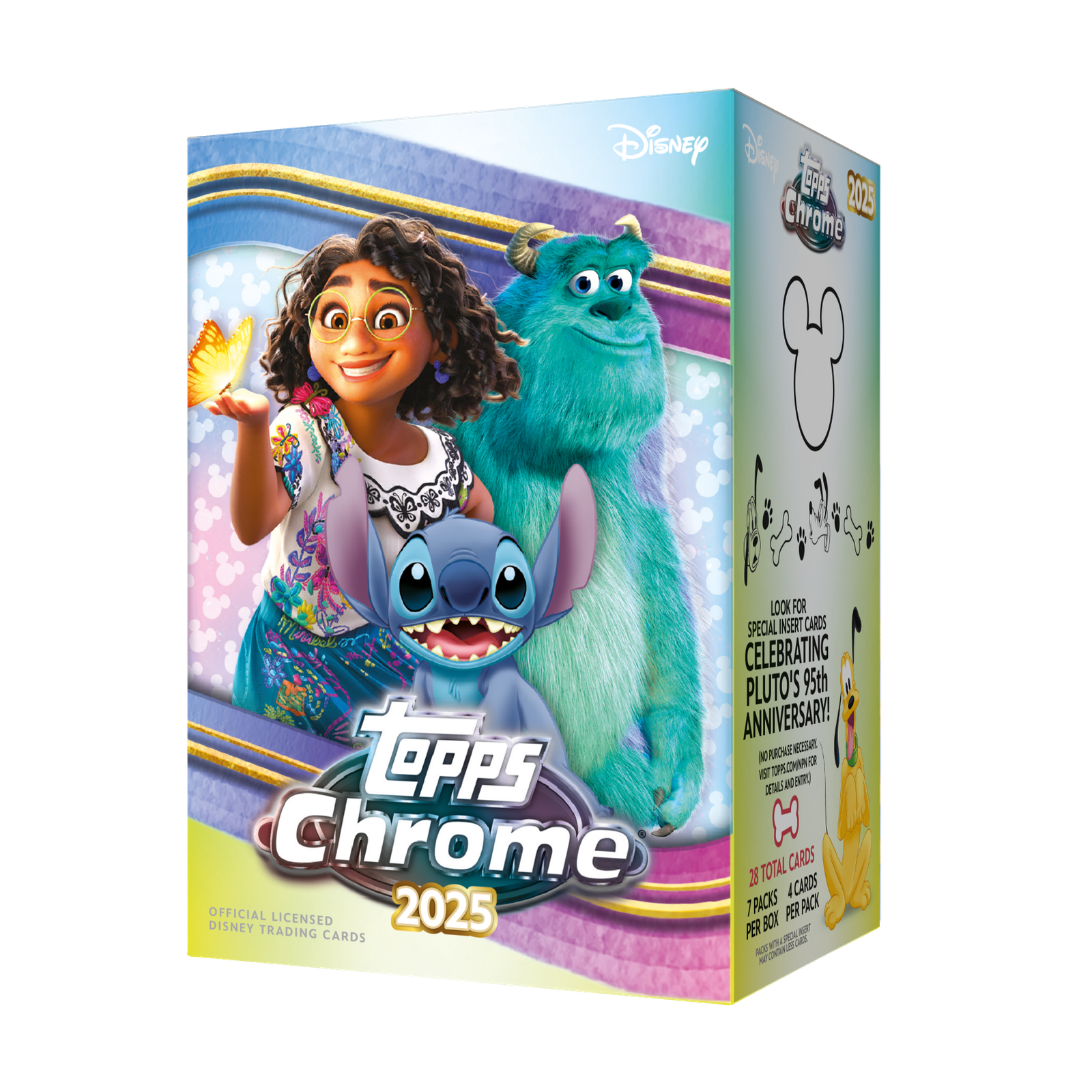 2025 TOPPS CHROME DISNEY Value/Blaster BOX (28 Cards) Brand