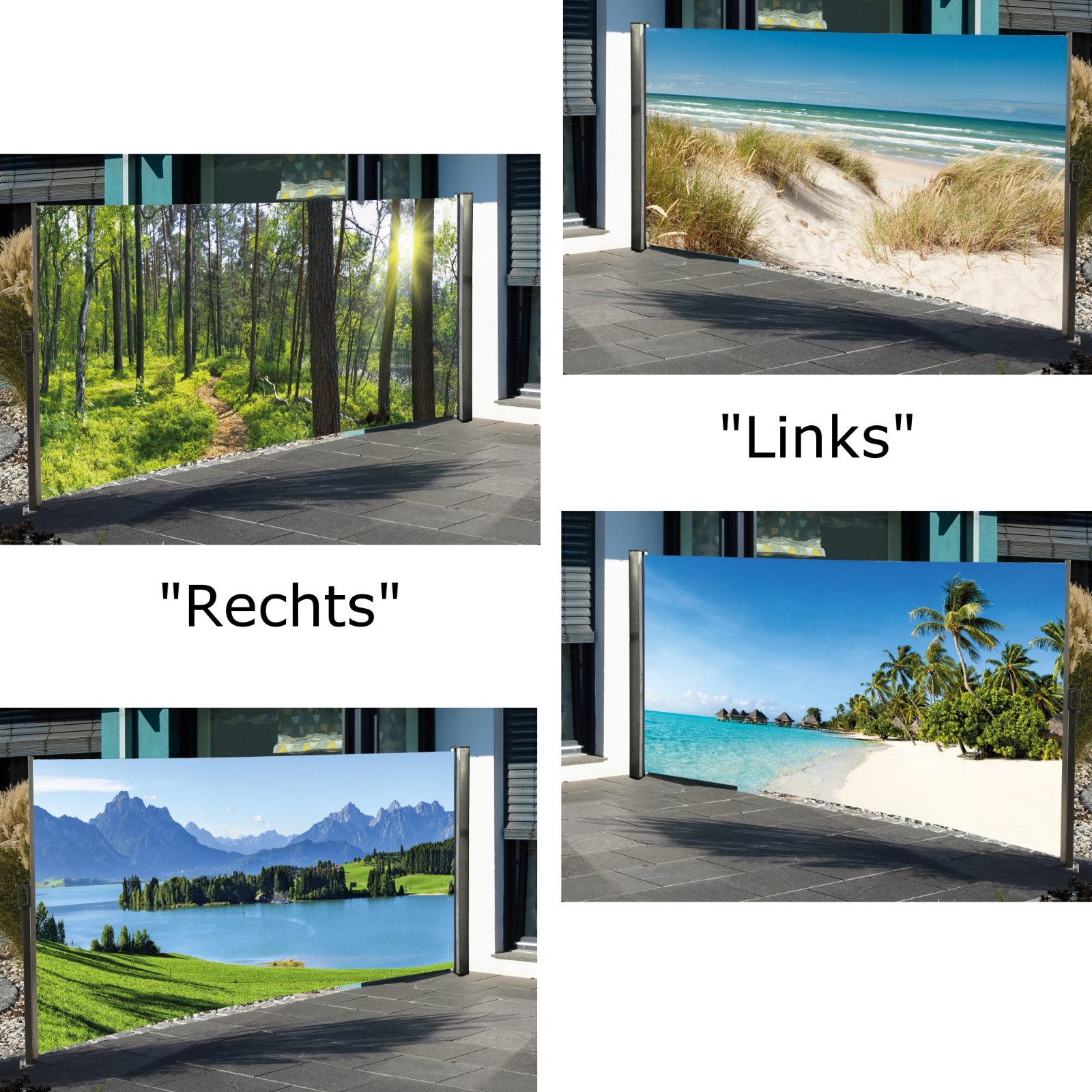 Seitenmarkise Mit Fotodruck Versch Motive 160x300 Cm Sichtschutz Windschutz Ebay Seitenmarkise Mit Fotodruck Versch Motive 160x300 Cm Sichtschutz Windschutz Ebay