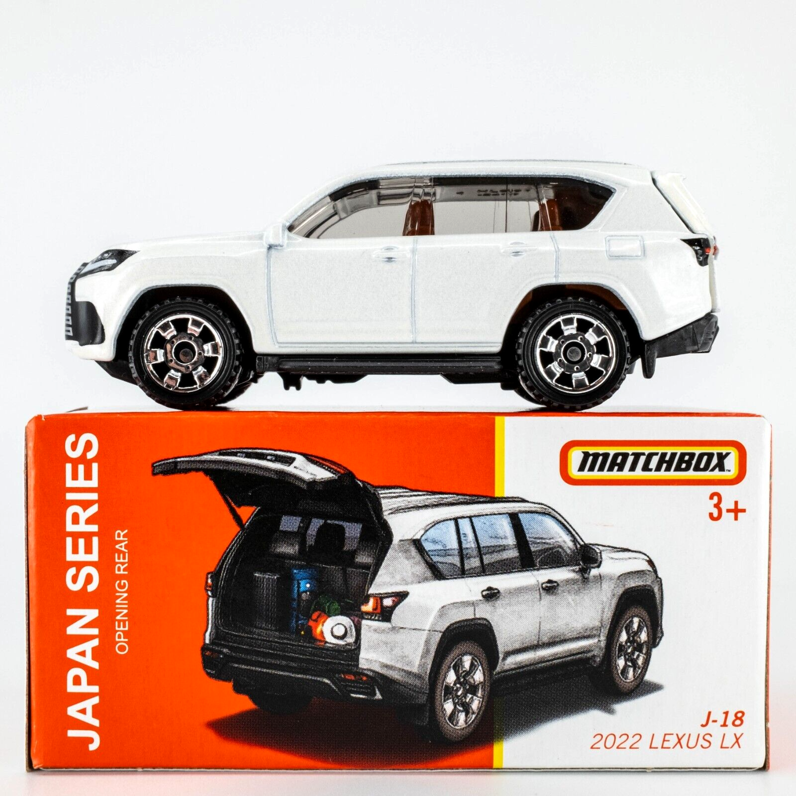 2023 Matchbox Japan Series J-18 2022 Lexus LX EMINENT WHITE