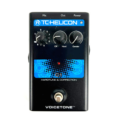 TC Helicon VoiceTone C1 Hardtune and Pitch Correction Stompbox Vocal Processor