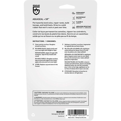 GEAR AID Aquaseal SR Shoe Repair Adhesive, 1 oz (2-Pack)