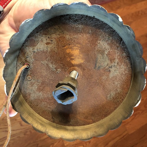 Vintage Art Deco Antique Flush Mounted Ceiling Light White Shade-7” Diameter