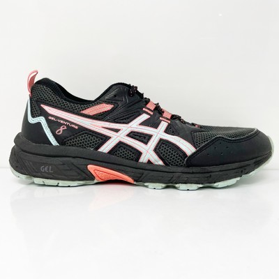 

Asics Womens Gel Venture 8 1012A706 Черные кроссовки для бега Размер 8.5 Широкие, Черный, Gel Venture 8