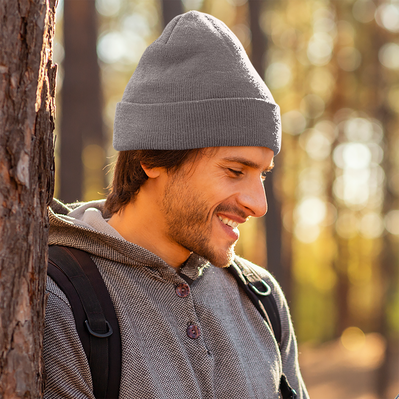 Men Hat Ribbed Solid Plain Knit Ski Cap Warm Beanie Skull Winter Cuff Hats US