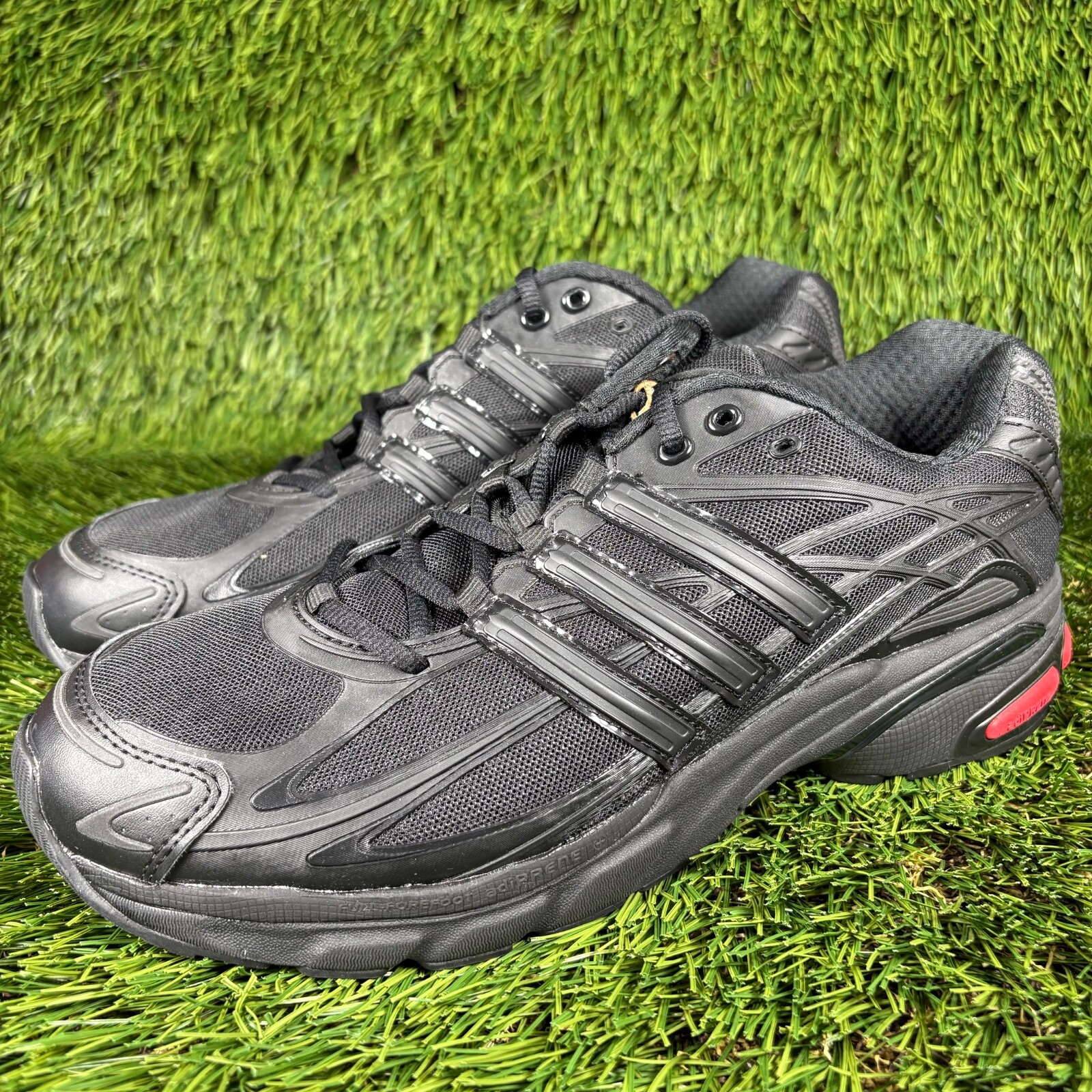 ★adidas★ Adista cushion black blue ID5747 Adidas - Adistar Cushion Sneakers in Core Black, Bright Blue