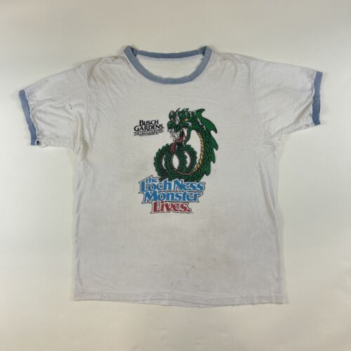 Vintage The Loch Ness Monster Lives Shirt Busch Gardens Size Vintage The Loch Ness Monster Lives Shirt Busch Gardens Size