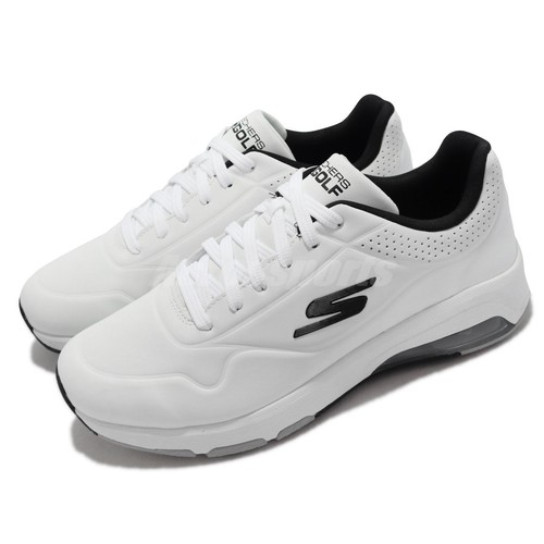 

Skechers Go Golf Skech-Air DOS Белые черные мужские туфли для гольфа без шипов 214015-WBK, Белый, Go Golf Skech-air Dos