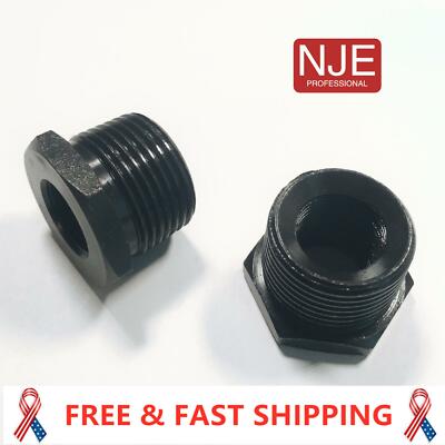 2 Pack Steel Thread Adapter Convert 5/8x24 to 3/4 NPT 