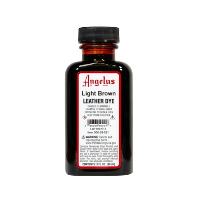 Angelus Leather Dye 3 oz. with Applicator for Shoes Boots Bags NEW Pic-A - Color