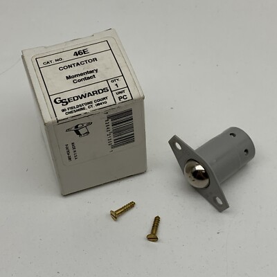 GS Edwards 46E Rolling Ball Momentary Contact Contactor Switch 12/24/48V