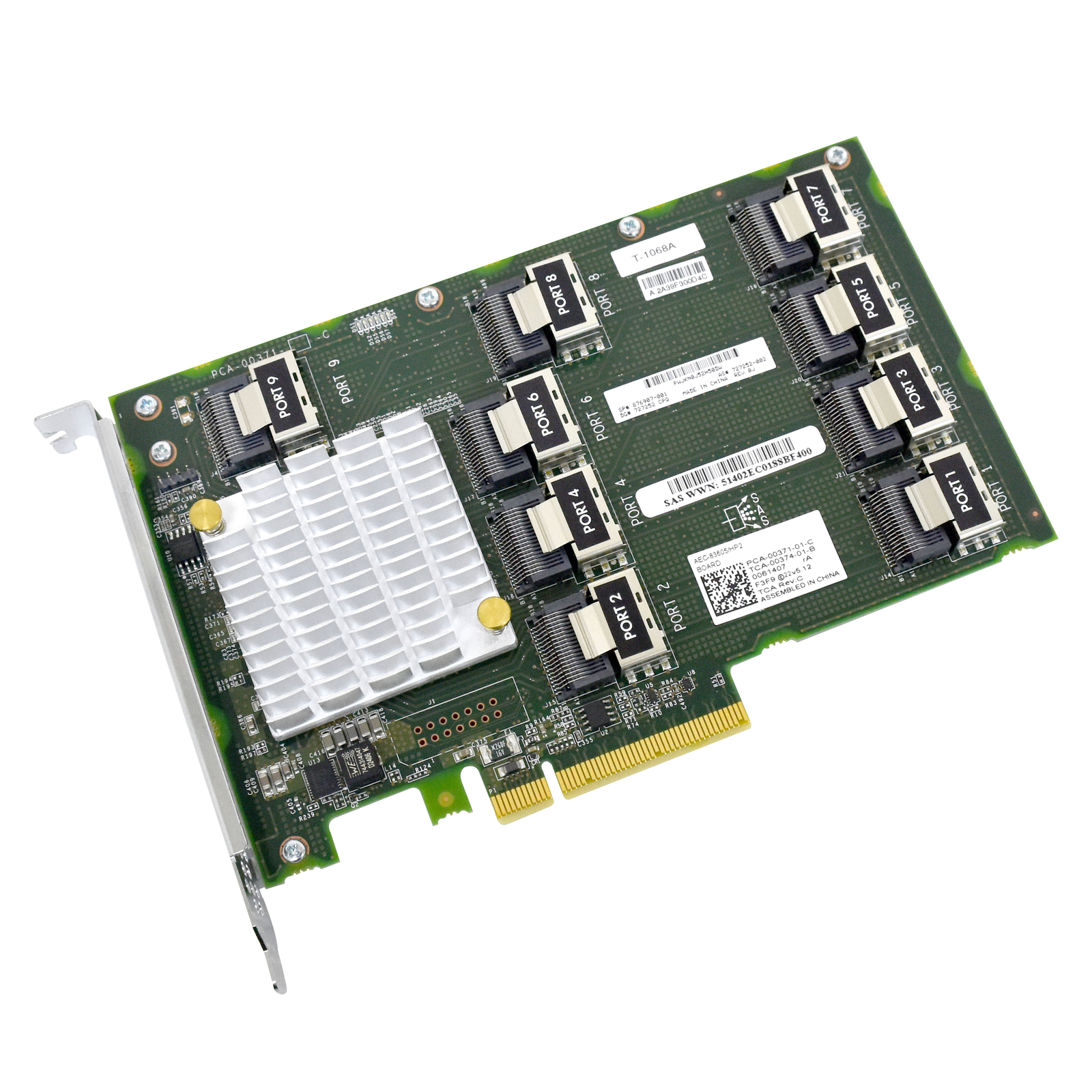 HPE Proliant DL380 G10 12Gbps SAS PCIe 3.0 x8 Expander Card 876907-001 - Picture 5 of 8