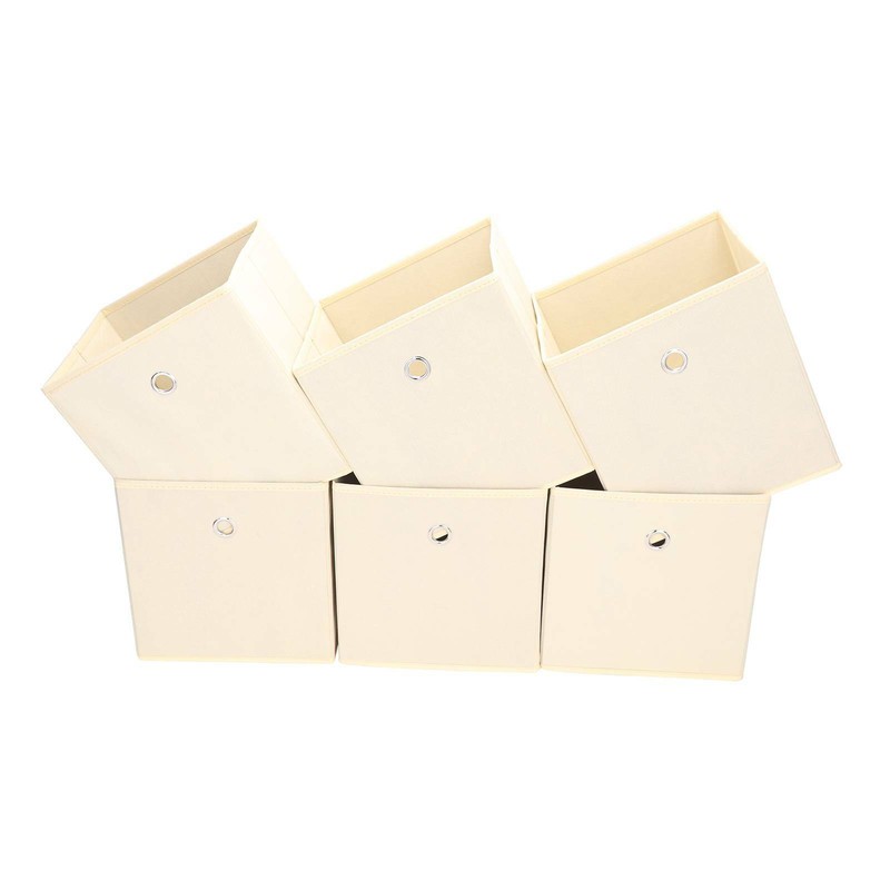 6er Set Aufbewahrungsboxen Schublade Organizer Faltbox Stoffbox