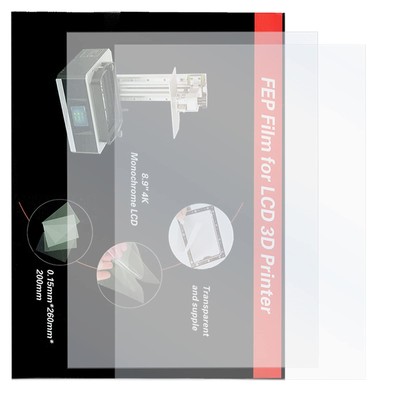 2 Pcs FEP Film, FEP Replacement Sheet for ANYCUBIC Photon Mono X 6K/Mono X2/ ...