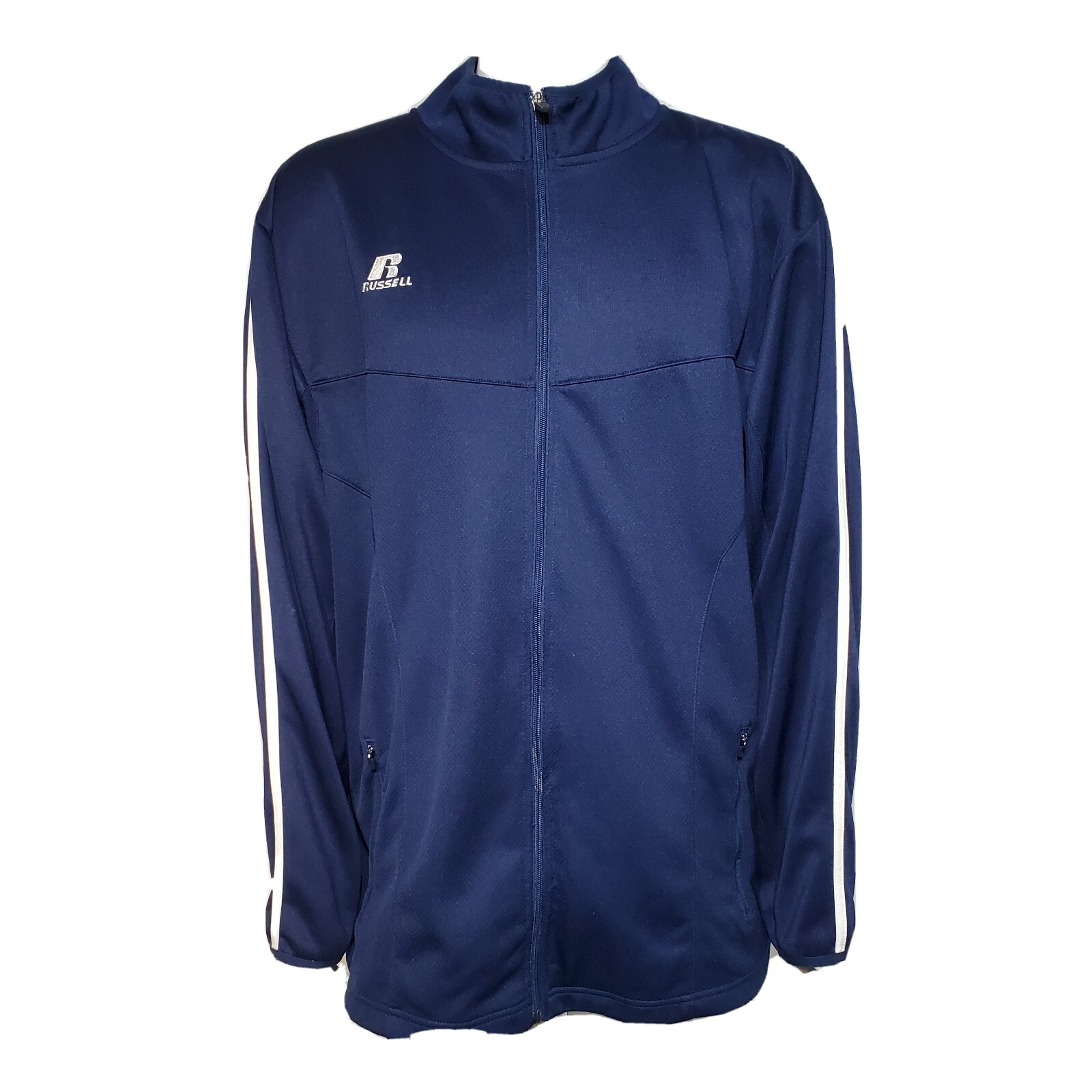 美品　russell athletic blue blue コーチジャケットxl Vintage 1960s Russel Athletic Blue Football Nylon Coaches