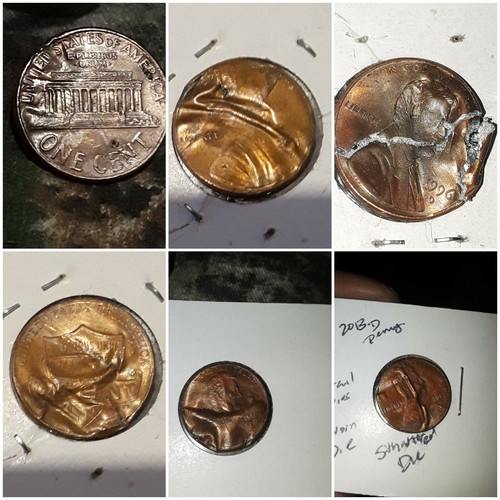 5 Penny Error/damage Defective die gouge clash die strike trough broken strike